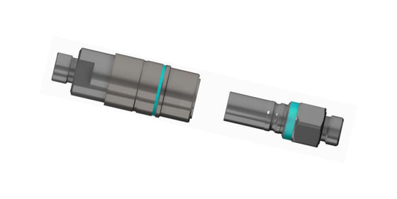 बिना रिसाव के पुश-पुल फ्लूइड कनेक्टर